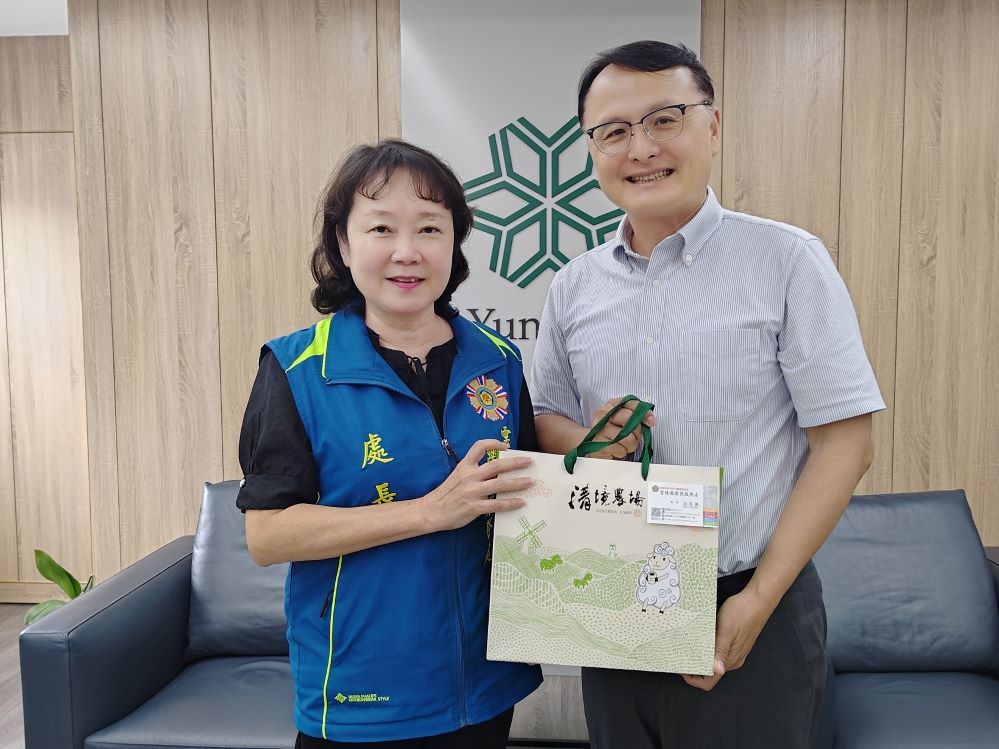 雲林縣榮服處姚辰蕙處長左拜會雲林科技大學張傳育校長右洽談就學合作事宜圖-雲_0.jpg